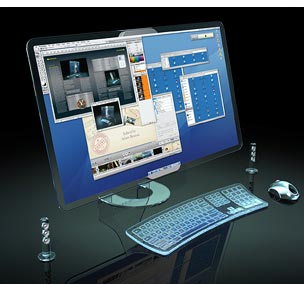 Concepto iMac muy futurista y…traslúcido