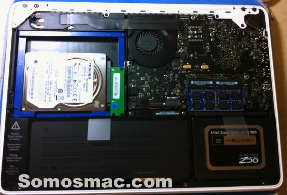 superdrive SSD disco duro actualización hardware 